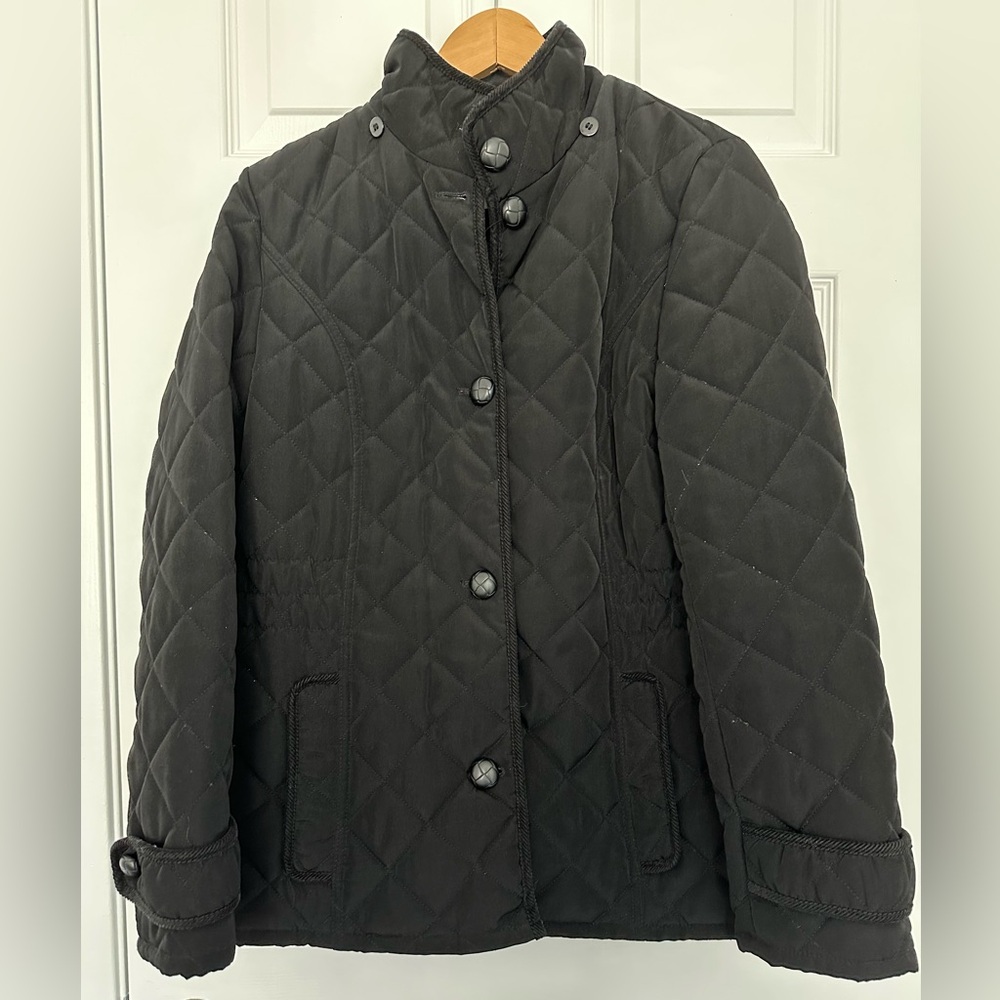 Esprit Women's Quilted Black Jacket